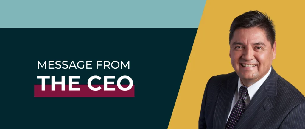 Message from CEO